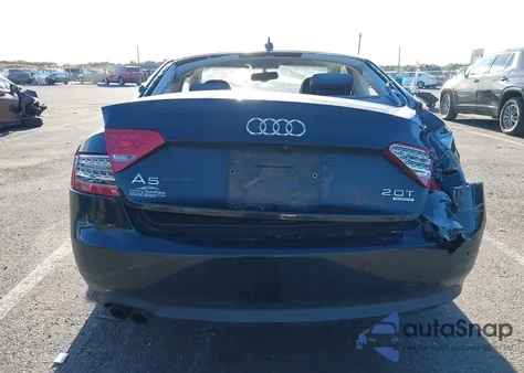 2012 Audi A5 2.0T Premium from USA, damaged, VIN WAULFAFR2CA016025